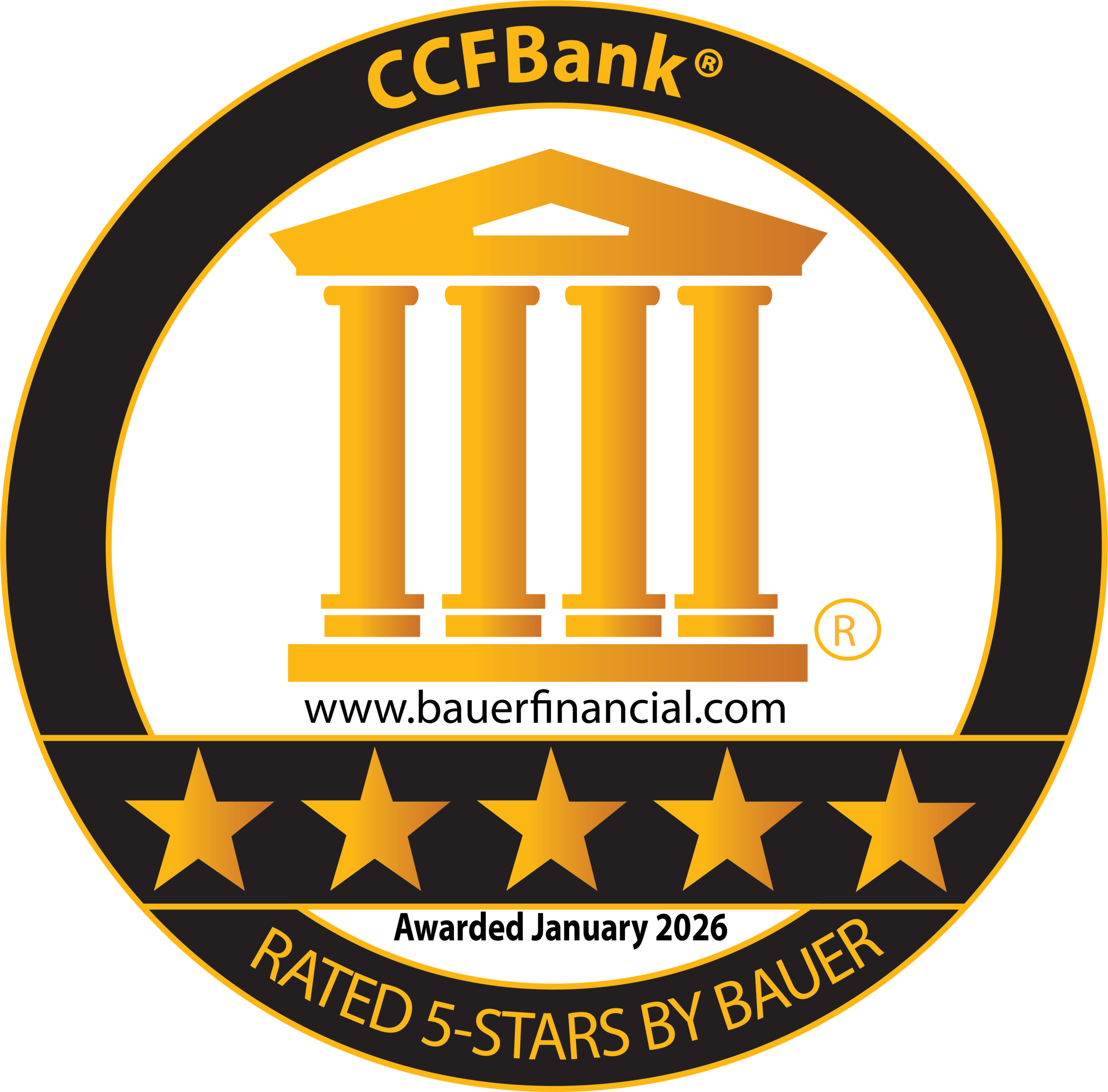CCFBank Rated 5-Starts by Bauer