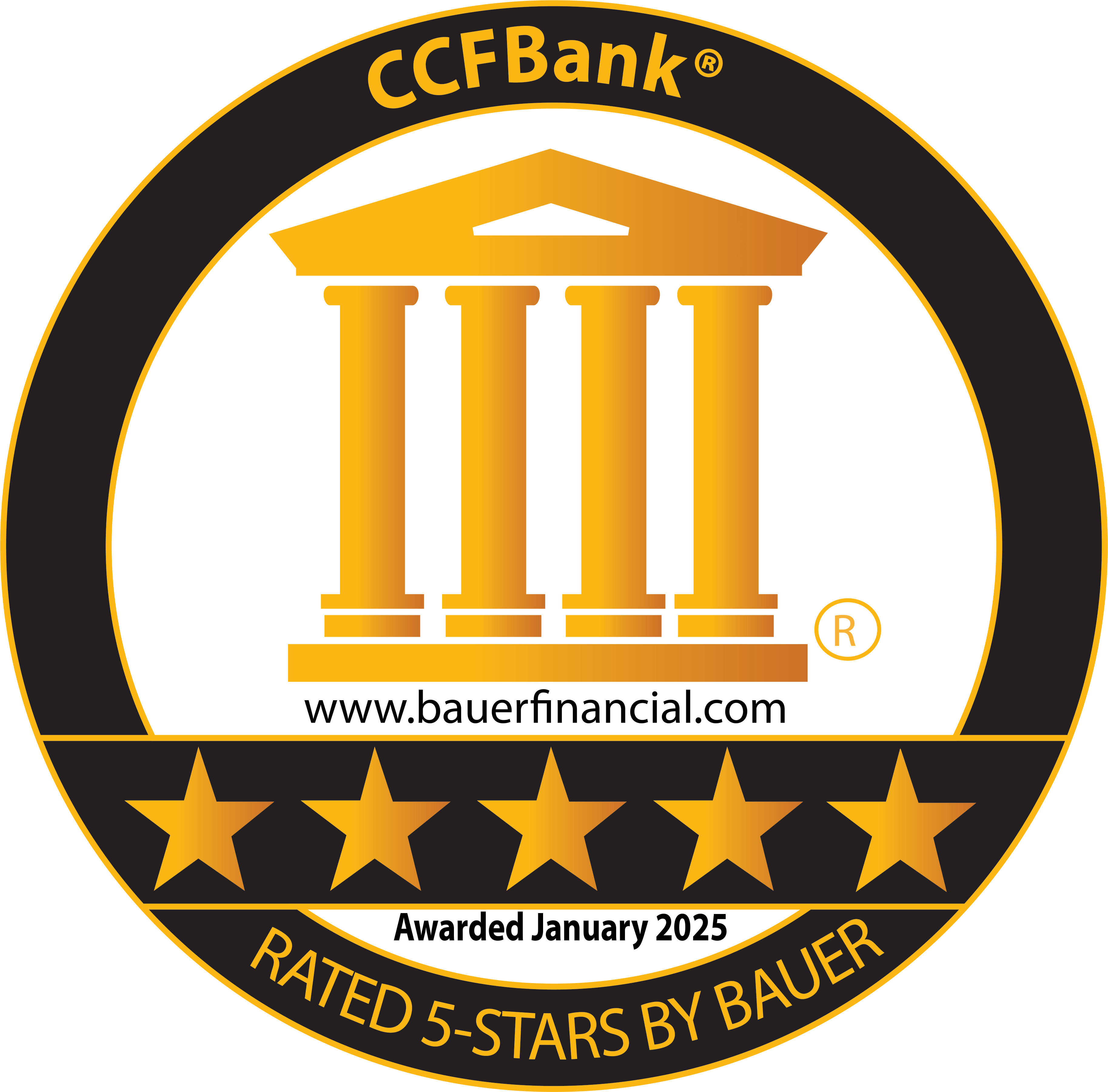 CCFBank Rated 5-Starts by Bauer